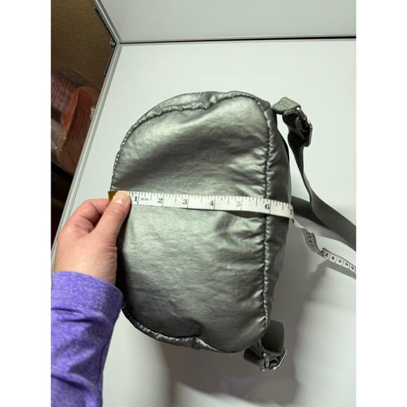 Kipling small backpack purse floral drawstring, 11x13x6, for both girls & women - Picture 4 of 9